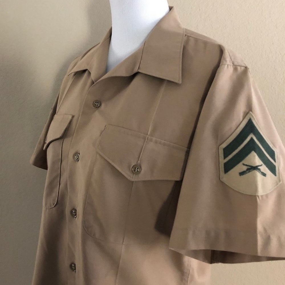 Vintage Military Shirt | Marine Uniform